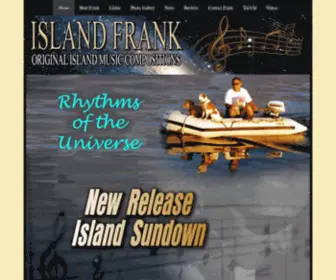 Islandfrank.com(Original Island Music Compositions) Screenshot