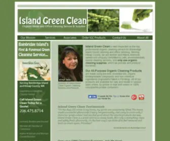 Islandgreenclean.com(Island Green Clean) Screenshot