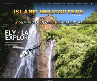 Islandhelicopters.com(Island Helicopters Kauai) Screenshot