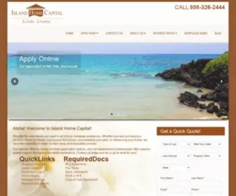 Islandhomecapital.com(Home Loans) Screenshot