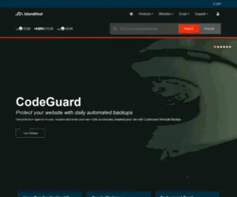 Islandhost.co.uk(Home Page) Screenshot