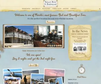 Islandhotel-Cedarkey.com(Island Hotel in Cedar Key) Screenshot