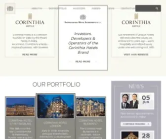 Islandhotels.com(Corinthia Group) Screenshot