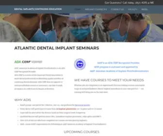 Islandimplant.com(DENTAL IMPLANTS CONTINUING EDUCATION) Screenshot