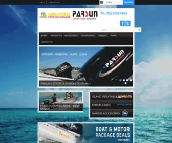 Islandinflatables.com.au(Inflatable Boats With Motor) Screenshot