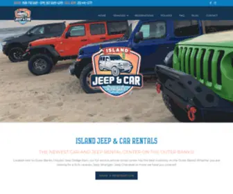 Islandjeepandcarrentals.com(OBX Jeep Rentals) Screenshot