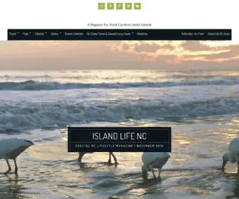 Islandlifenc.com(Island Life NC) Screenshot