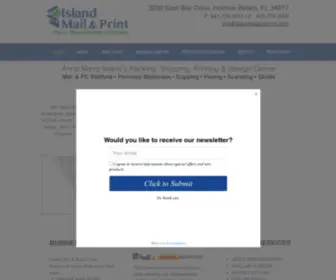 Islandmailandprint.com(Anna Maria Island) Screenshot