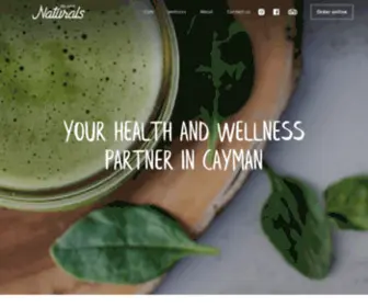 Islandnaturals.ky(Your Health and Wellness partner in the Cayman Islands) Screenshot