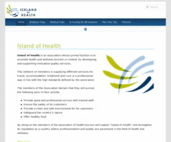 Islandofhealth.is(Medical tourism in Iceland) Screenshot