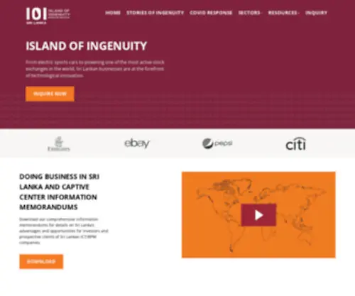 Islandofingenuity.com(Island of Ingenuity) Screenshot