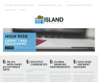 Islandpayments.com(High Risk Merchant Account) Screenshot