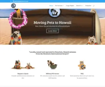 Islandpetmovers.com(Island Pet Movers) Screenshot