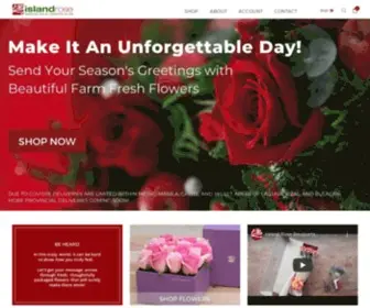 Islandrose.net(Flower Delivery Philippines) Screenshot