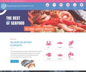 Islandseafoodexports.com(Island Seafood Exports) Screenshot