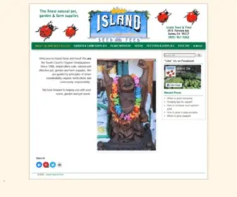 Islandseed.com(Island Seed & Feed) Screenshot