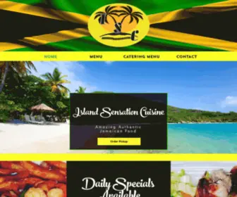 Islandsensationcuisine.net(Island Sensation Cuisine) Screenshot