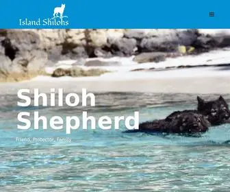 Islandshilohs.com(Island Shiloh Shepherds of the Nassau island in Bahamas and New Jersey in the USA) Screenshot