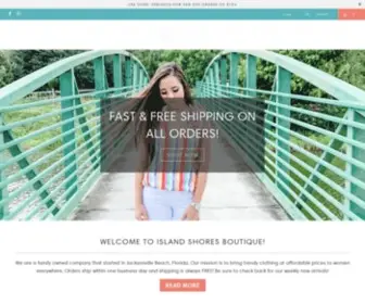 Islandshoresboutique.com(Island Shores Boutique) Screenshot