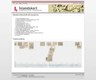 Islandskort.is(SÃ¶guleg Ãslandskort) Screenshot