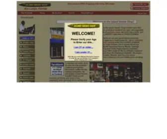 Islandsmokeshop.com(Island Smoke Shop) Screenshot