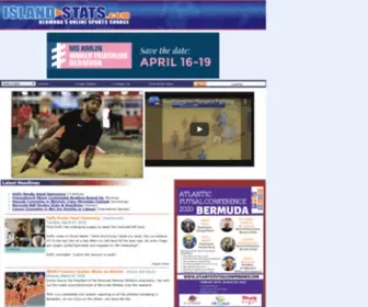 Islandstats.com(Bermuda Sports Online) Screenshot