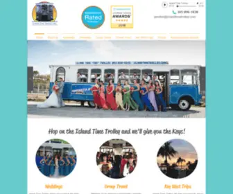 Islandtimetrolley.com(The Island Time Trolley) Screenshot