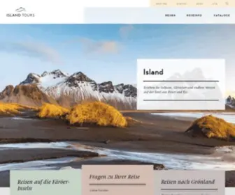 Islandtours.de(Reisen nach Island) Screenshot