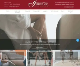 Islandveinspecialists.com(Our vein doctor serving on Long Island has a lot of experience. Island Vein Specialists) Screenshot