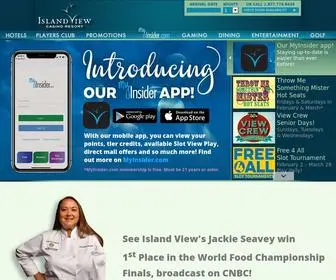 Islandviewcasino.com Screenshot