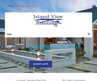 Islandviewroofing.com(Island View Roofing) Screenshot