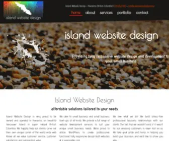 Islandwebsitedesign.ca(Island website design) Screenshot