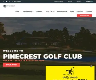 Islandwestgolf.net(Pinecrest Golf Club) Screenshot