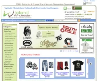Islandwholesaler.com(Buy wholesale urban clothing) Screenshot