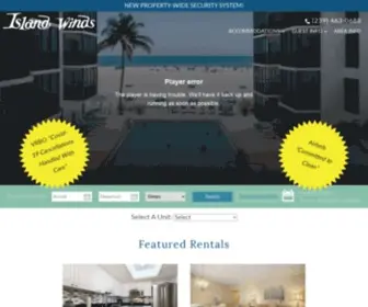 Islandwindsfortmyersbeach.com(Fort Myers Beach Vacation Rental Condos) Screenshot