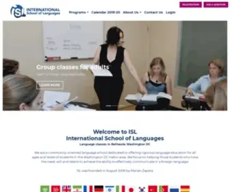 Islanguages.com(ISL International School of Languages) Screenshot