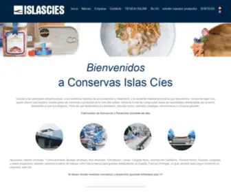 Islas-Cies.com(Fabricantes de conservas) Screenshot