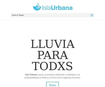 Islaurbana.org(Isla Urbana) Screenshot