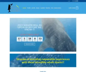 Islawhalesharks.com(Whale Sharks Tours on Isla Mujeres Mexico) Screenshot