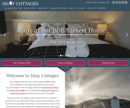 Islaycottages.com(Islay Cottages) Screenshot