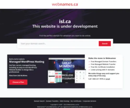 ISL.ca(Web design & internet marketing strategy) Screenshot