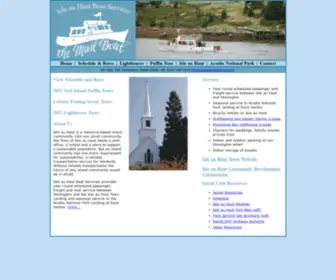 Isleauhautferryservice.com(Isle au haut boat services) Screenshot