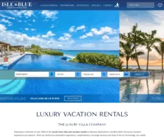 Isleblue.co(Luxury Villas) Screenshot