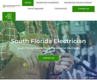 Isleelectric.com(Emerald Isle electric) Screenshot