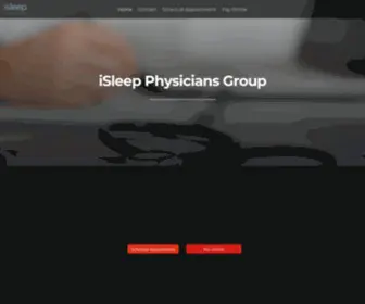 Isleepmds.com(ISleep Physicians Group) Screenshot