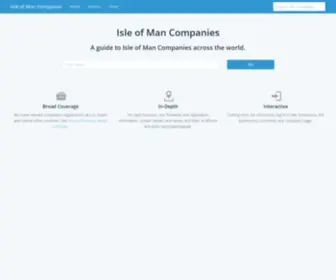 Isleofmancorp.com(Isle of Man Companies) Screenshot