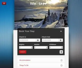 Isleofskye.com(Isle of Skye Scotland) Screenshot