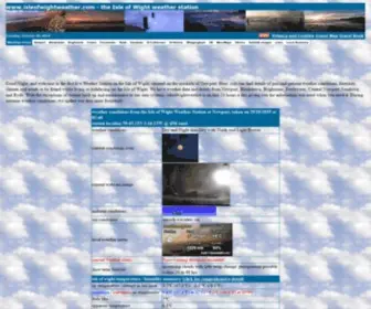 Isleofwightweather.com(The Isle Of Wight Weather Station at Newport) Screenshot