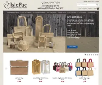 Islepac.co.uk(IslePac Gift Packaging) Screenshot