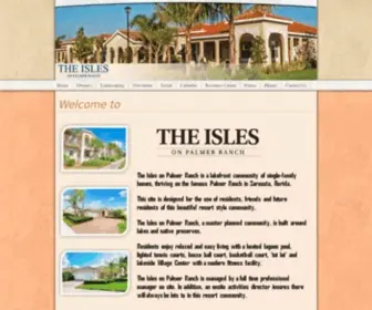 Islesofsarasota.com(The Isles of Sarasota) Screenshot